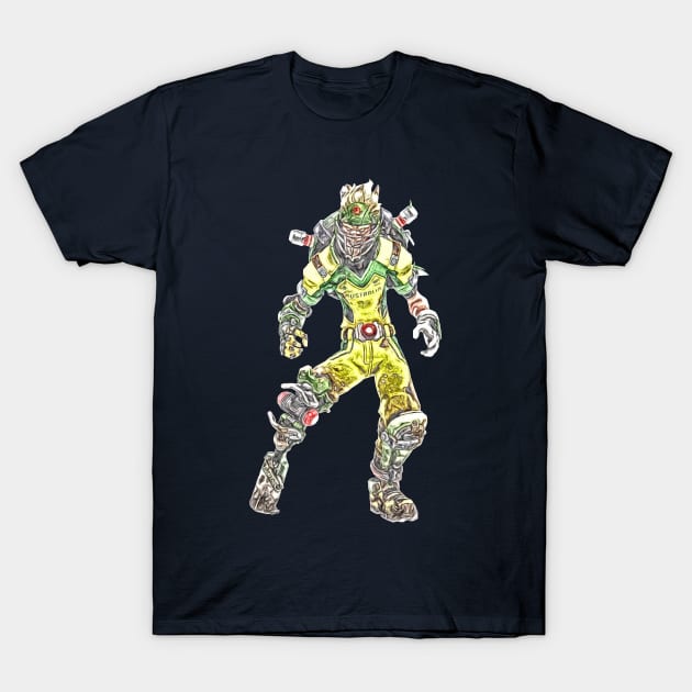 Overwatch Junkrat Cricket Skin T-Shirt by Green_Shirts